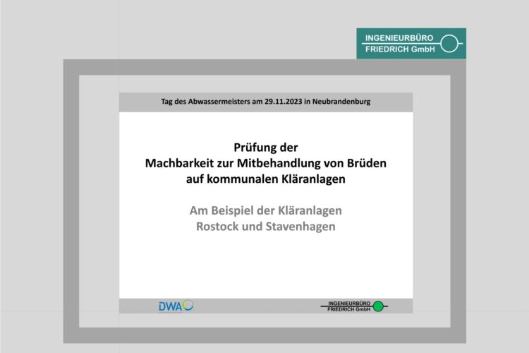 Ist die Mitbehandlung von Brüden der Klärschlammverbrennung auf kommunalen Kläranlagen möglich?